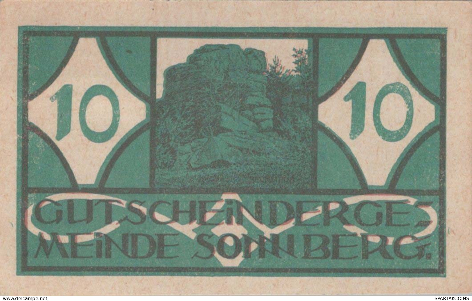 10 HELLER 1920 Stadt SONNBERG Oberösterreich Österreich UNC Österreich Notgeld #PH015 - [11] Emissions Locales