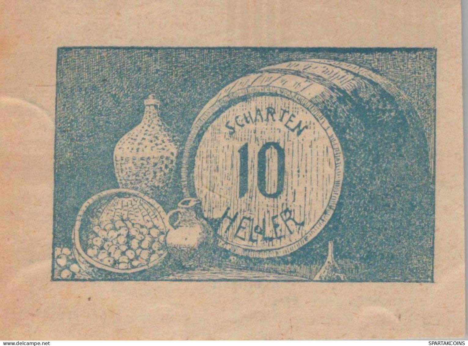 10 HELLER 1920 Stadt SCHARTEN Oberösterreich Österreich Notgeld Banknote #PE709 - [11] Emissions Locales