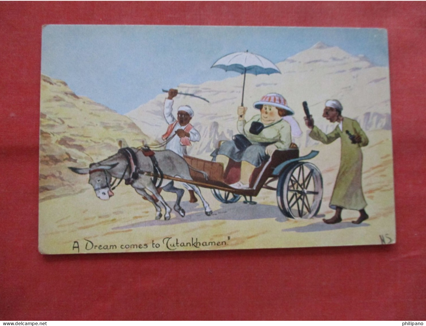 Humour In Egypt Postcards Satirizing Tourists By Strekalovsky, R  Ref 6387 - Other & Unclassified