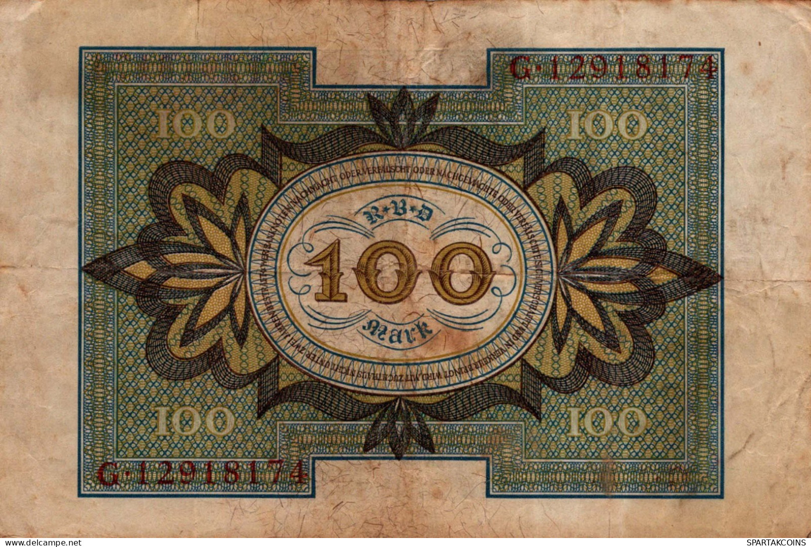 100 MARK 1920 Stadt BERLIN DEUTSCHLAND Papiergeld Banknote #PL108 - Lokale Ausgaben