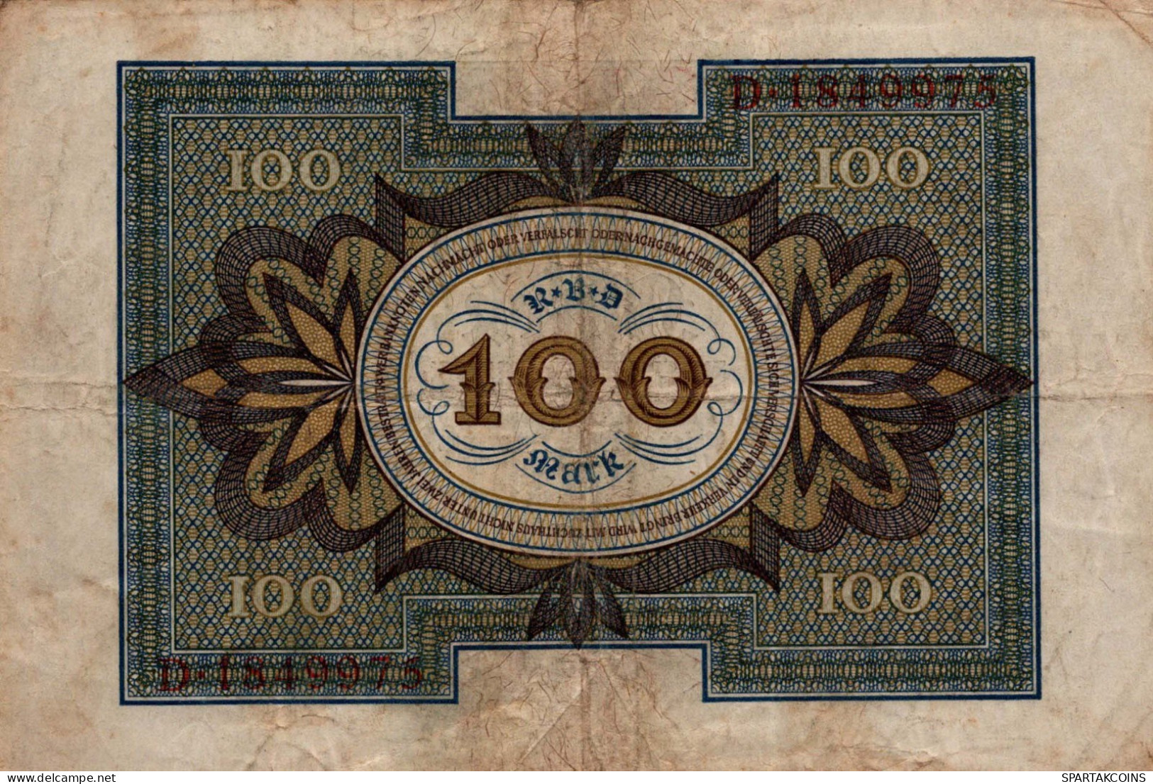 100 MARK 1920 Stadt BERLIN DEUTSCHLAND Papiergeld Banknote #PL097 - [11] Lokale Uitgaven
