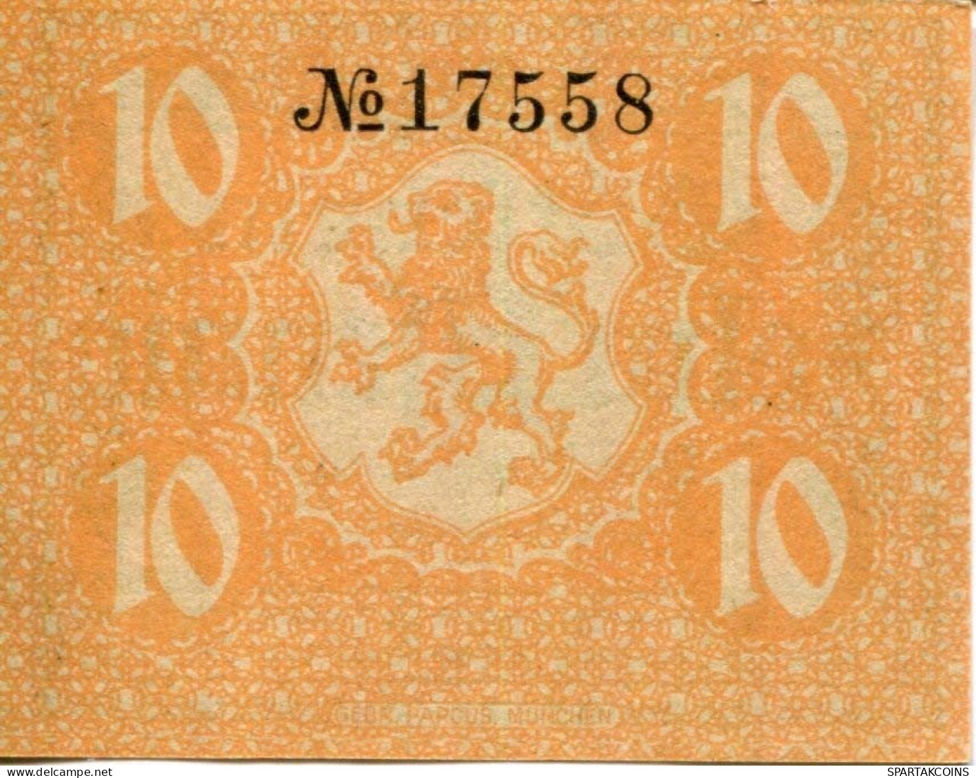 10 PFENNIG Stadt RODACH Bavaria DEUTSCHLAND Notgeld Papiergeld Banknote #PL588 - [11] Lokale Uitgaven