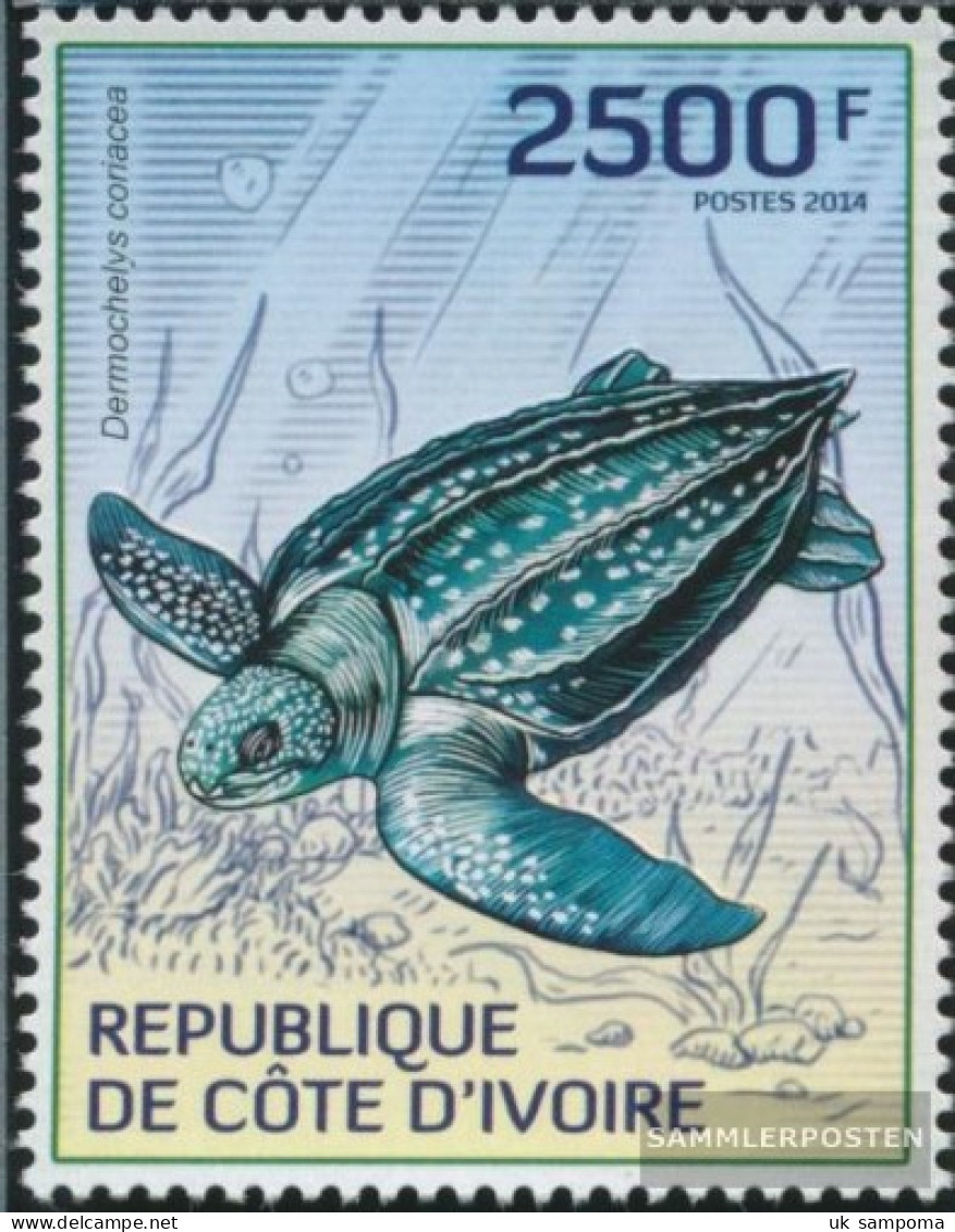 The Ivory Coast 1528 (complete Issue) Unmounted Mint / Never Hinged 2014 Turtles - Costa D'Avorio (1960-...)