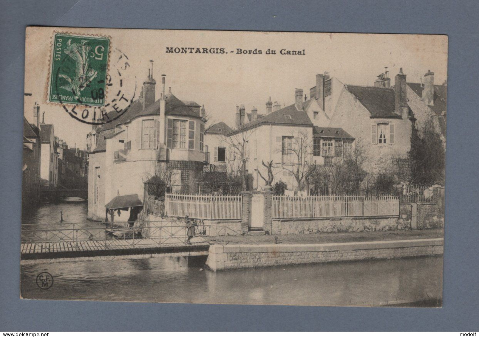 CPA - 45 - Montargis - Bords Du Canal - Animée - Circulée En 1909 - Montargis