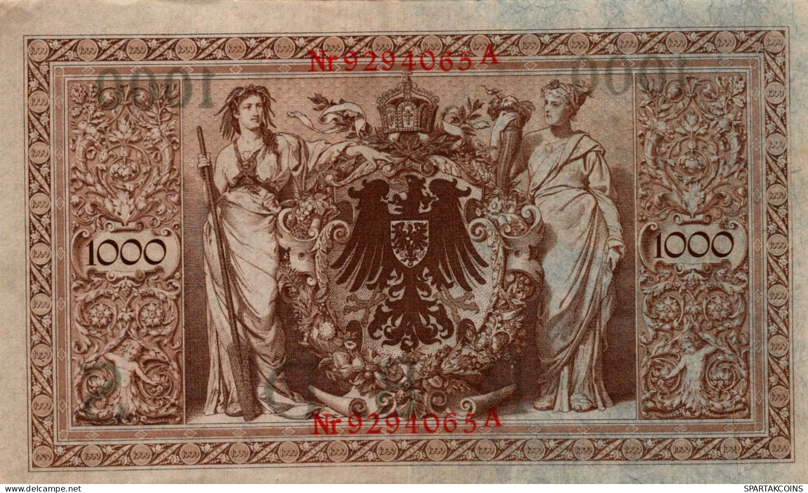1000 MARK 1910 DEUTSCHLAND Papiergeld Banknote #PL364 - [11] Local Banknote Issues