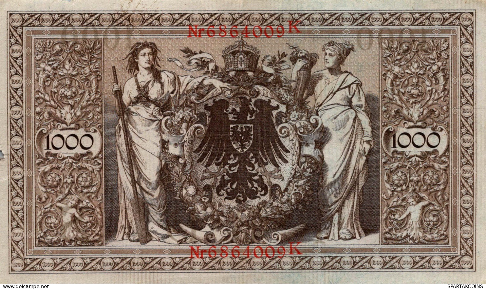 1000 MARK 1910 DEUTSCHLAND Papiergeld Banknote #PL352 - [11] Emissions Locales