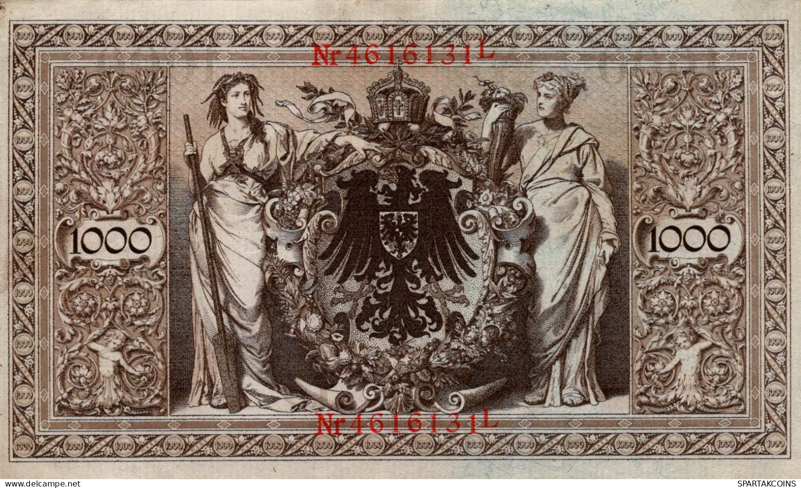 1000 MARK 1910 DEUTSCHLAND Papiergeld Banknote #PL344 - [11] Emissions Locales