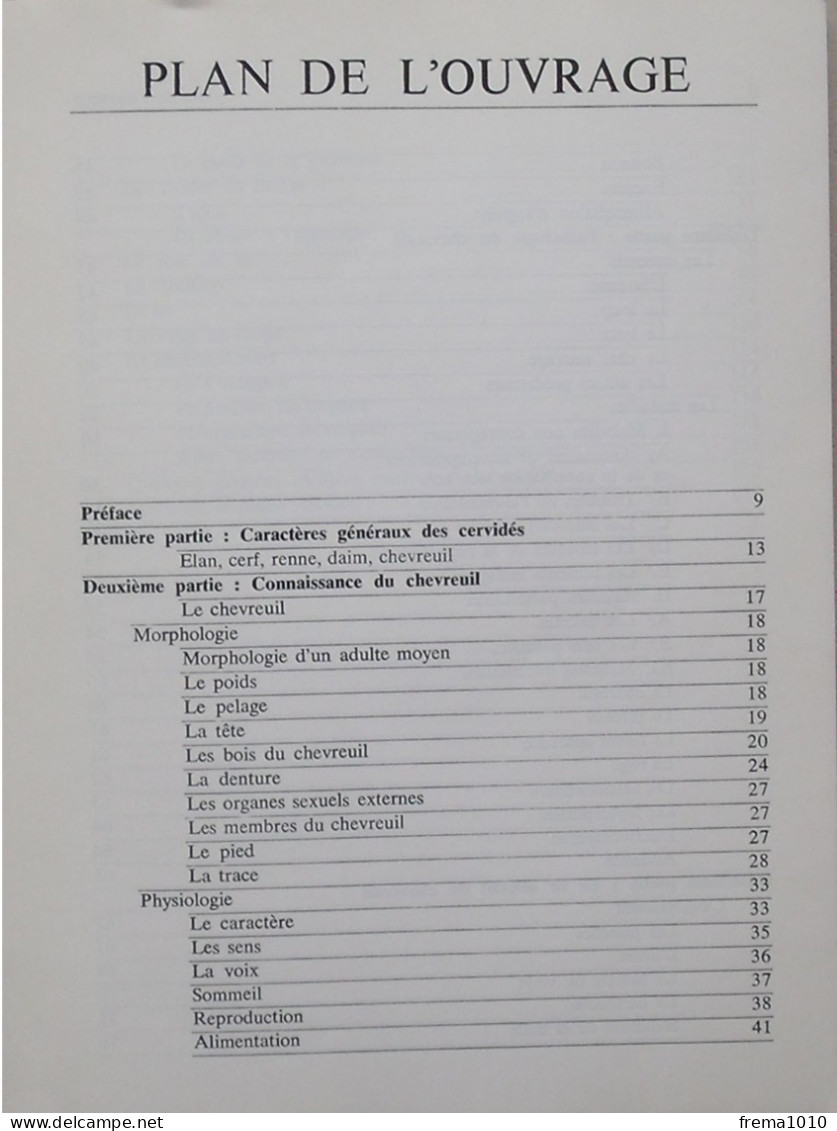 "LE CHEVREUIL" Livre 1975 De BAUFLE Jacques - Collection GRANDE CHASSE - CREPIN-LEBLOND - Chasse/Pêche