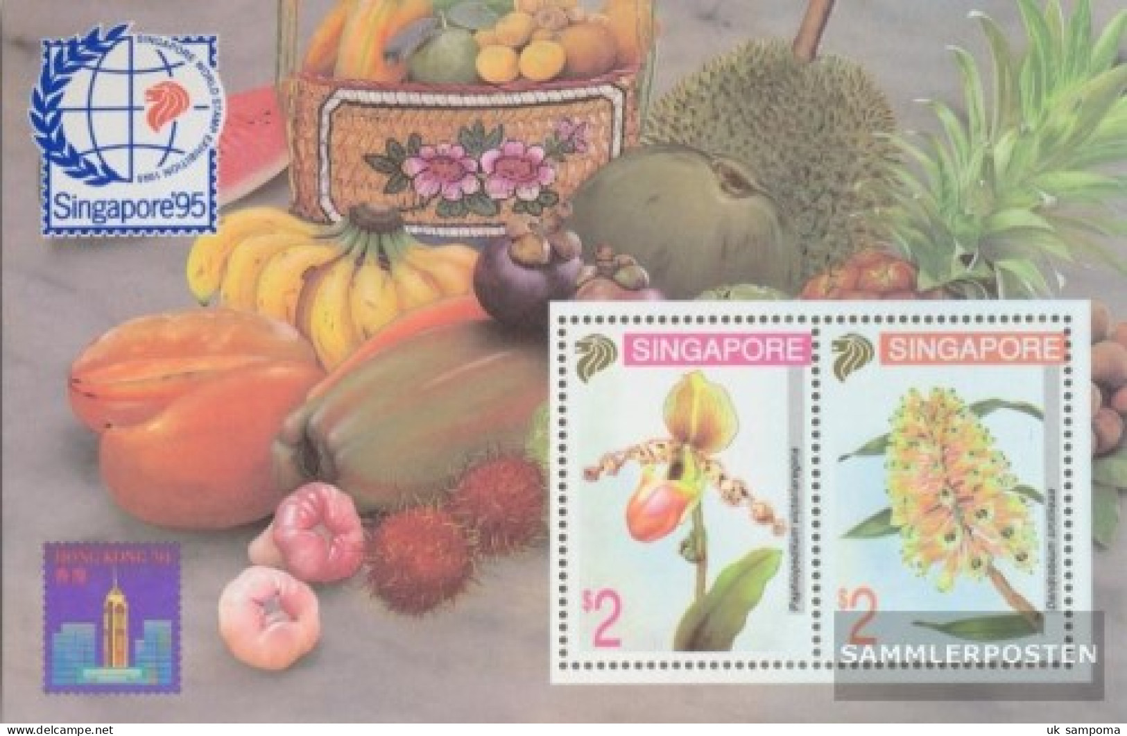 Singapore Block31 (complete Issue) Unmounted Mint / Never Hinged 1994 Orchids - Singapur (1959-...)