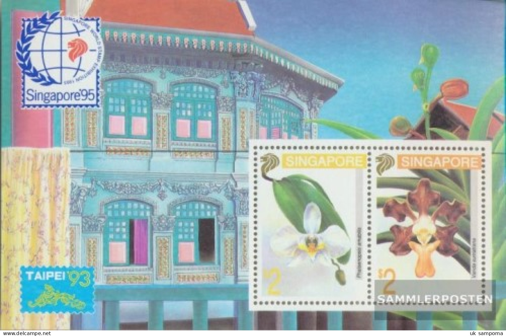 Singapore Block29 (complete Issue) Unmounted Mint / Never Hinged 1993 Orchids - Singapore (1959-...)