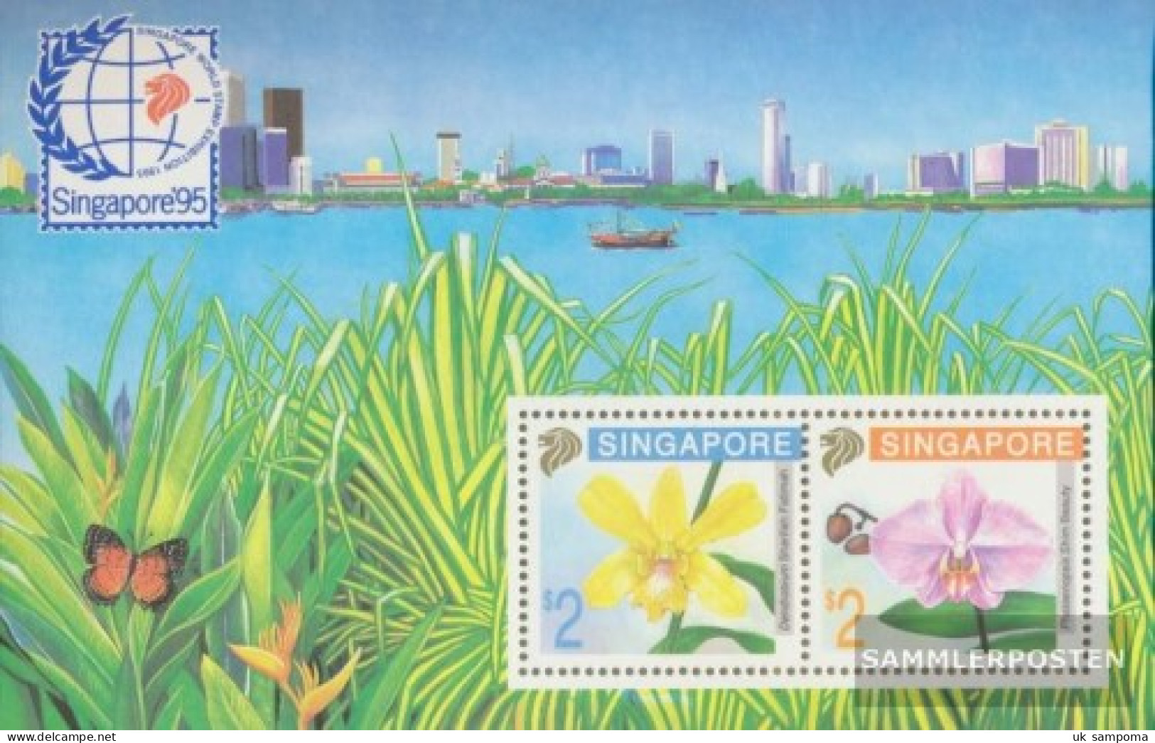 Singapore Block27 (complete Issue) Unmounted Mint / Never Hinged 1992 Orchids - Singapur (1959-...)