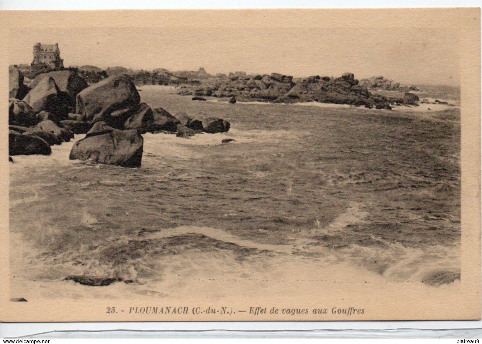 23 Effet De Vagues Aux Gouffres - Ploumanac'h