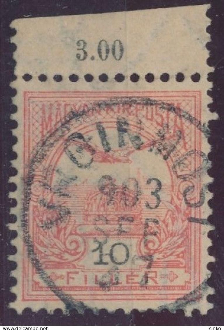 1900. Turul 10f Stamp, VRGINMOST - Usado