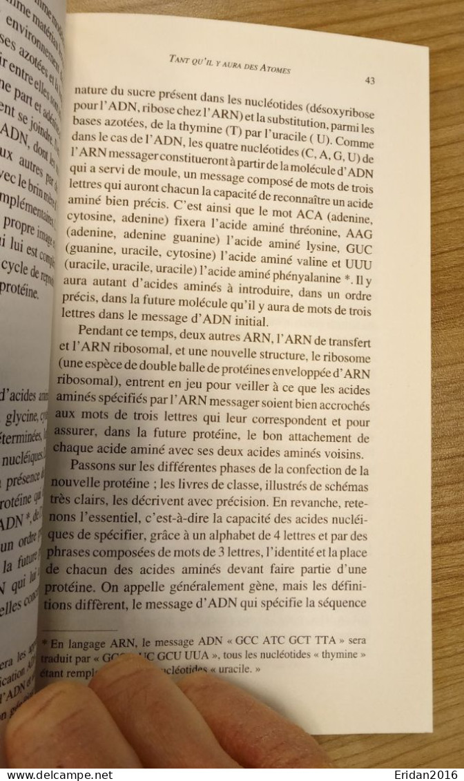 Tant Qu'il Y Aura Des Atomes :  Dreux De Nettancourt :FORMAT POCHE + - Wissenschaft