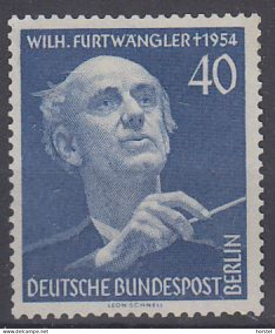 Deutschland Mi 128  1.Todestag Von Wilhelm Furtwängler - Dirigent + Komponist - Berliner Festwochen - Unused Stamps