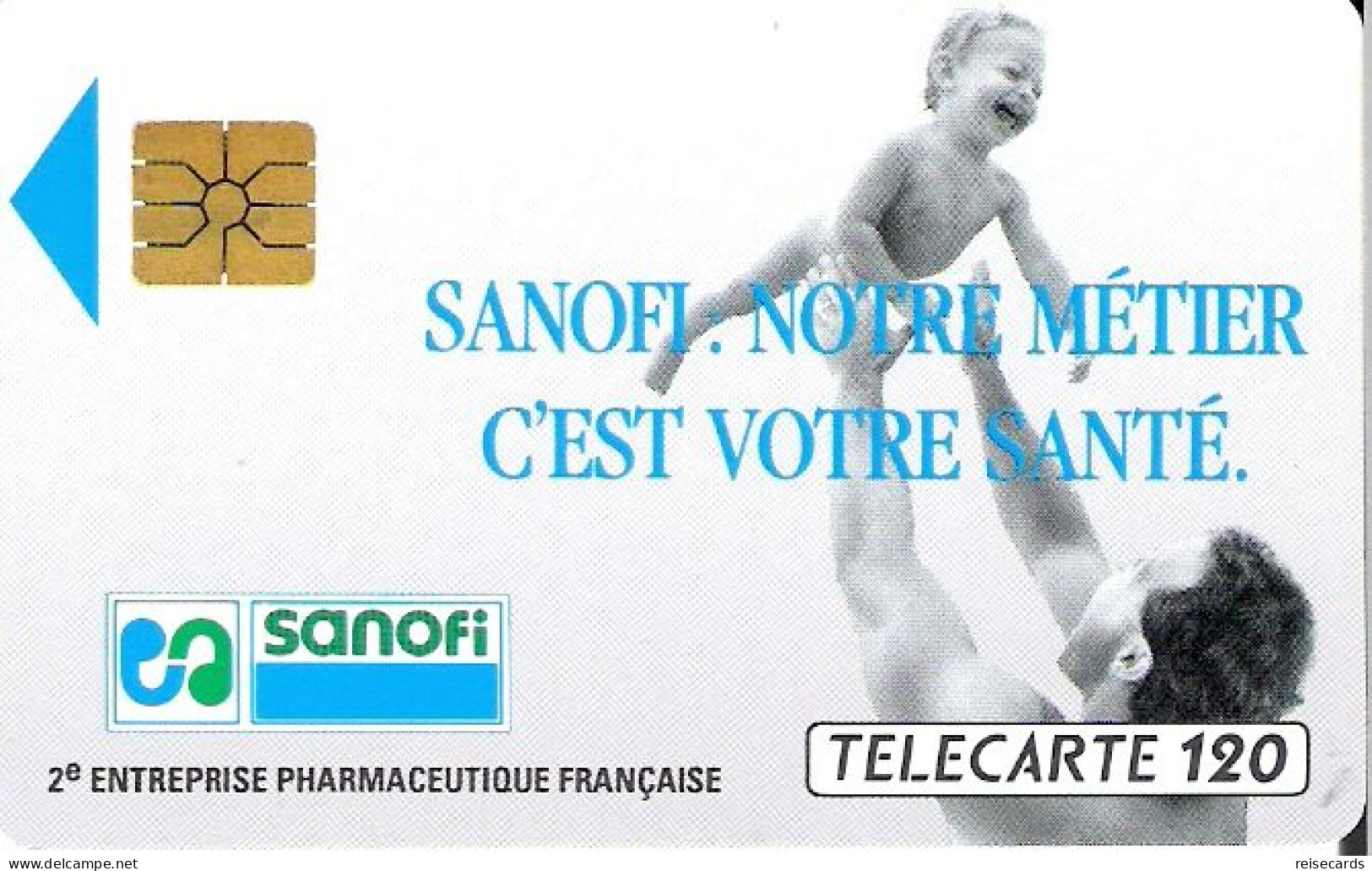 France: France Telecom 1990 F123  Sanofi - 1990