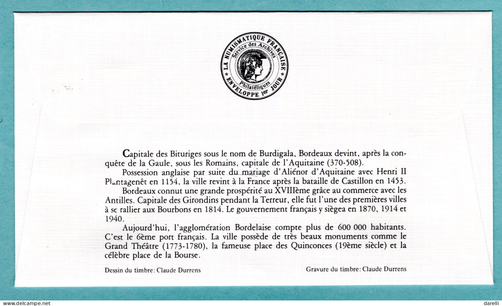 FDC France 1984 - Bordeaux - Congrès National De La Fédération Des Sociétés Philatéliques - YT 2316 - 33 Bordeaux - 1980-1989