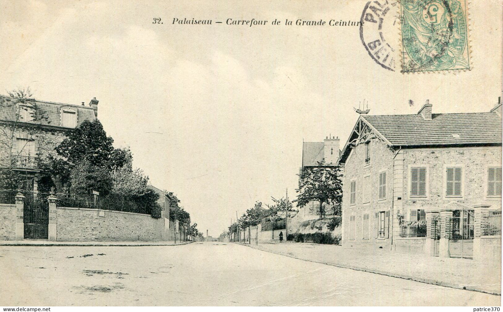 Carte PALAISEAU Carrefour De La Grande Ceinture - Palaiseau