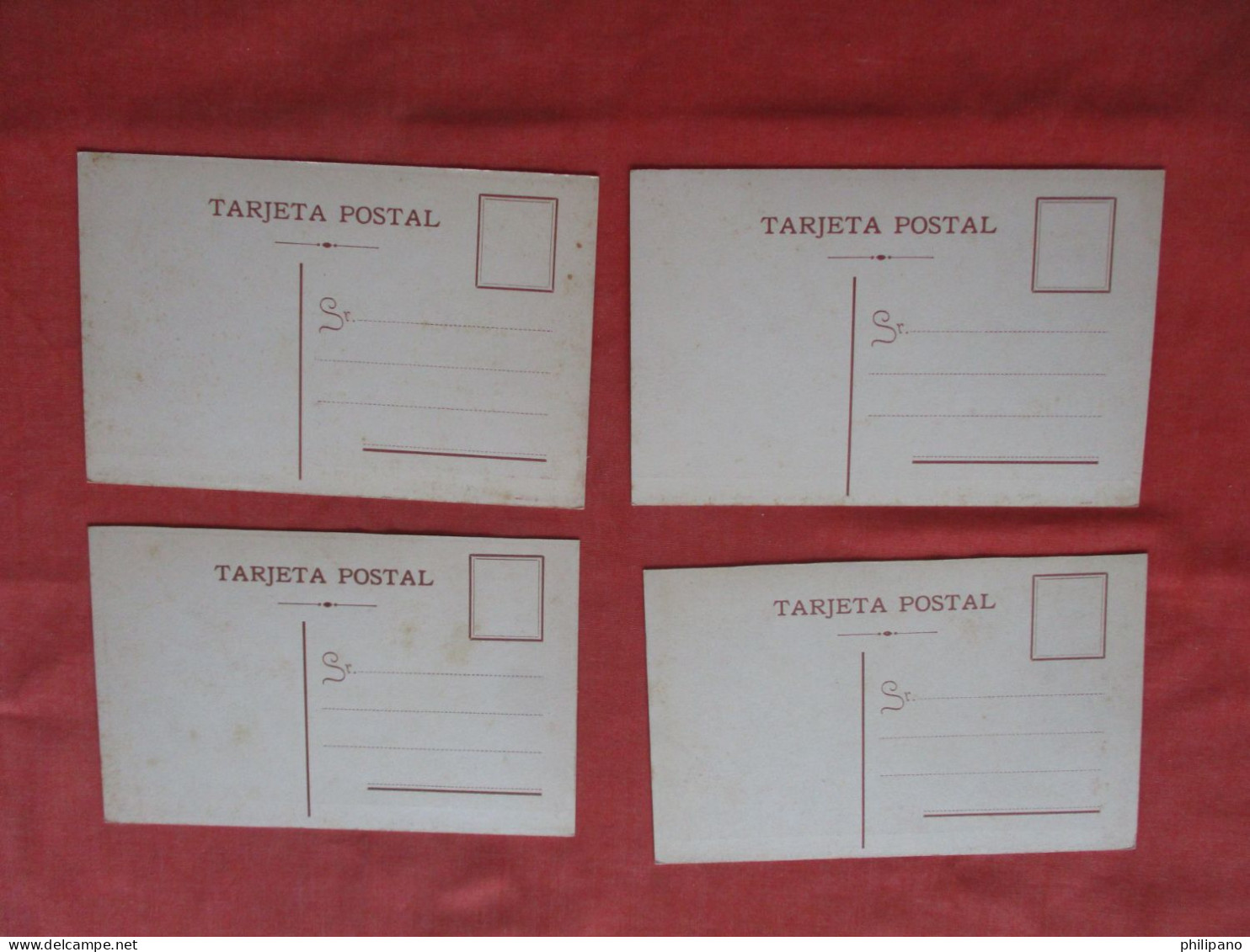 Lot Of 4 Cards.   Hotel Itza  Merida  Mexico   Ref 6387 - Messico