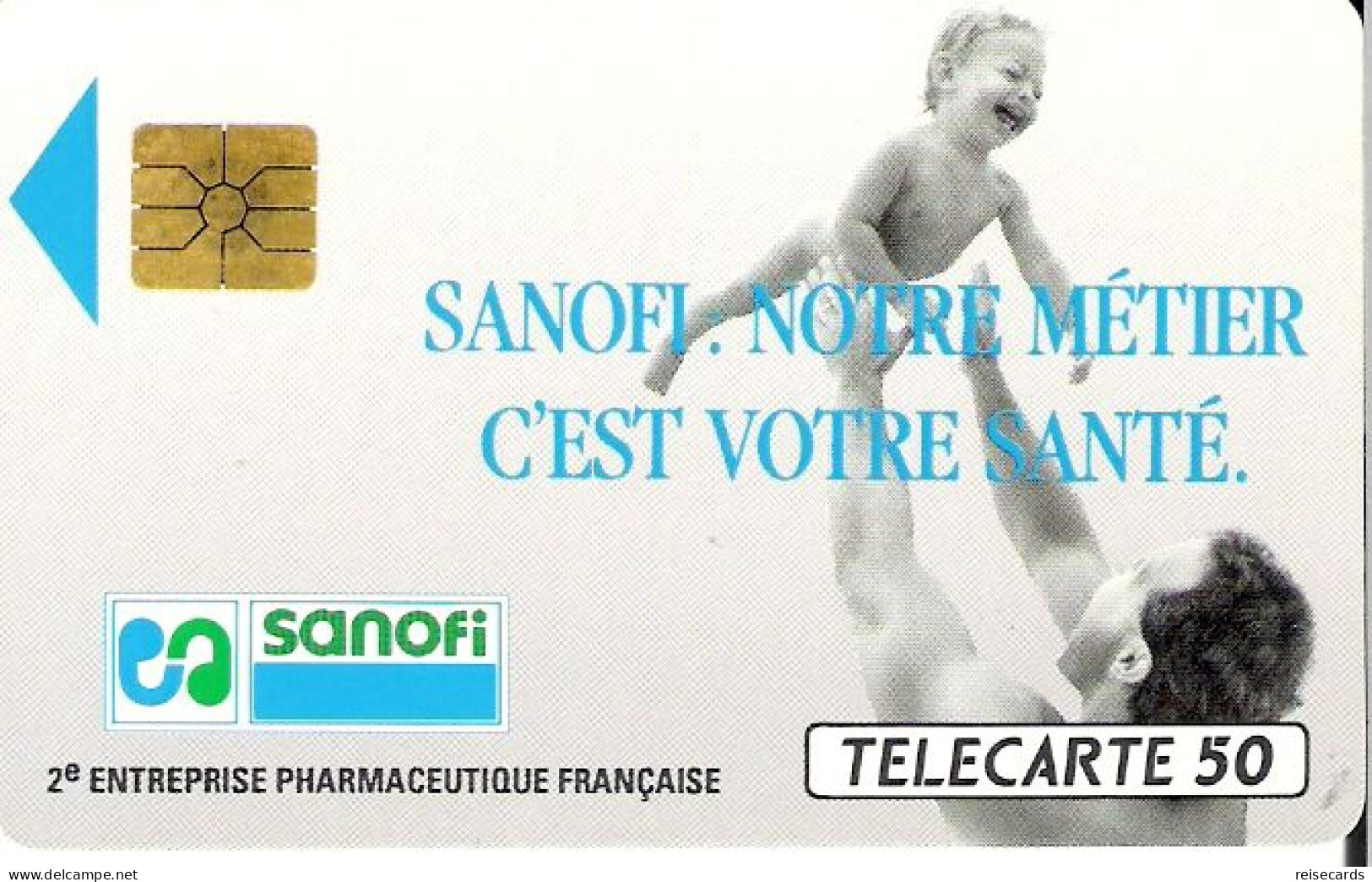 France: France Telecom 1990 F122A Sanofi - 1990