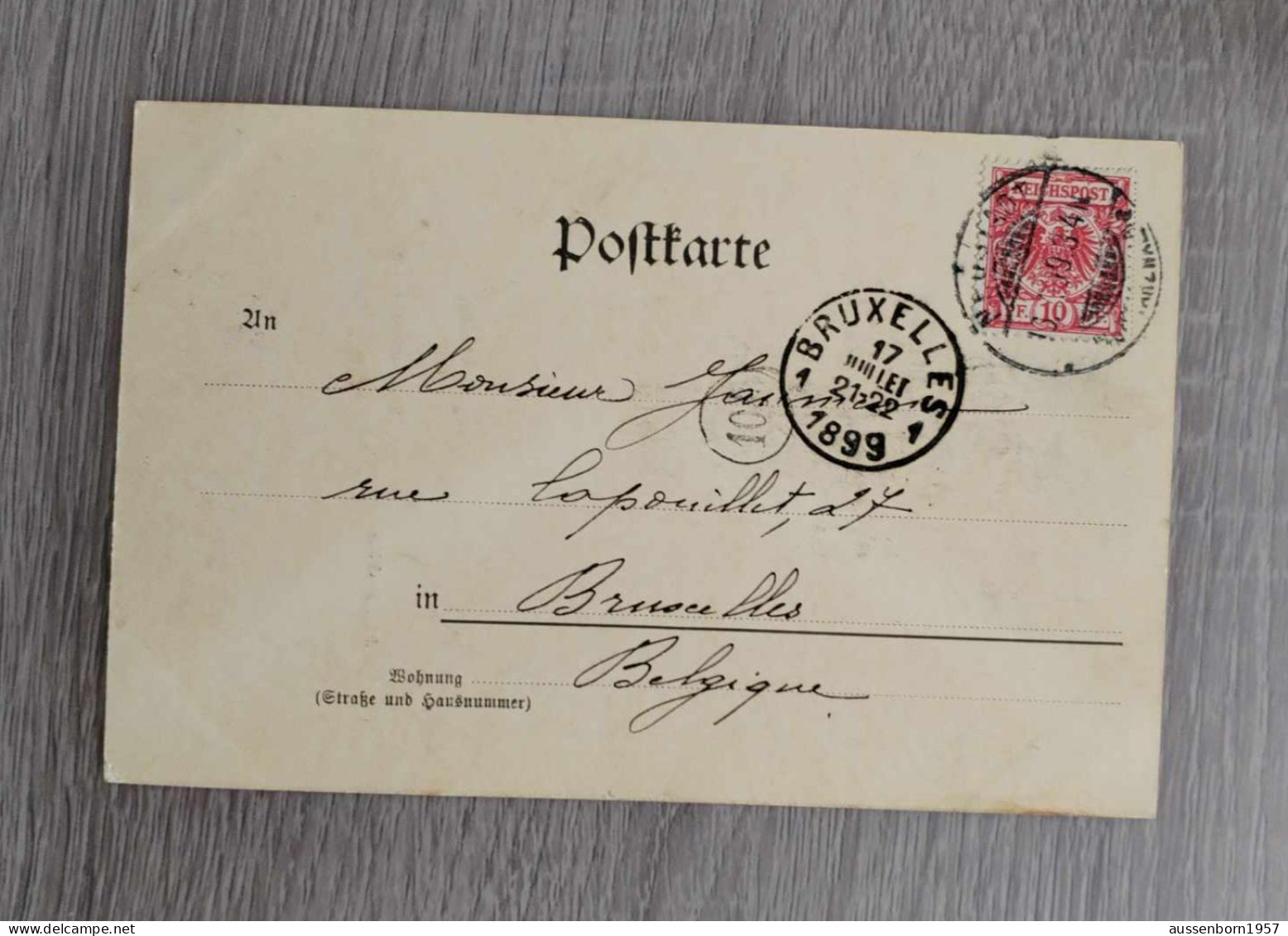 Schwarzwaldhaus : Poststempel Jahr 1899 - Feldberg