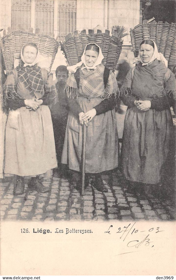 Belgique - LIEGE - Les Botteresses - Houille, Charbon - Précurseur Voyagé 190? (2 Scans) - Luik