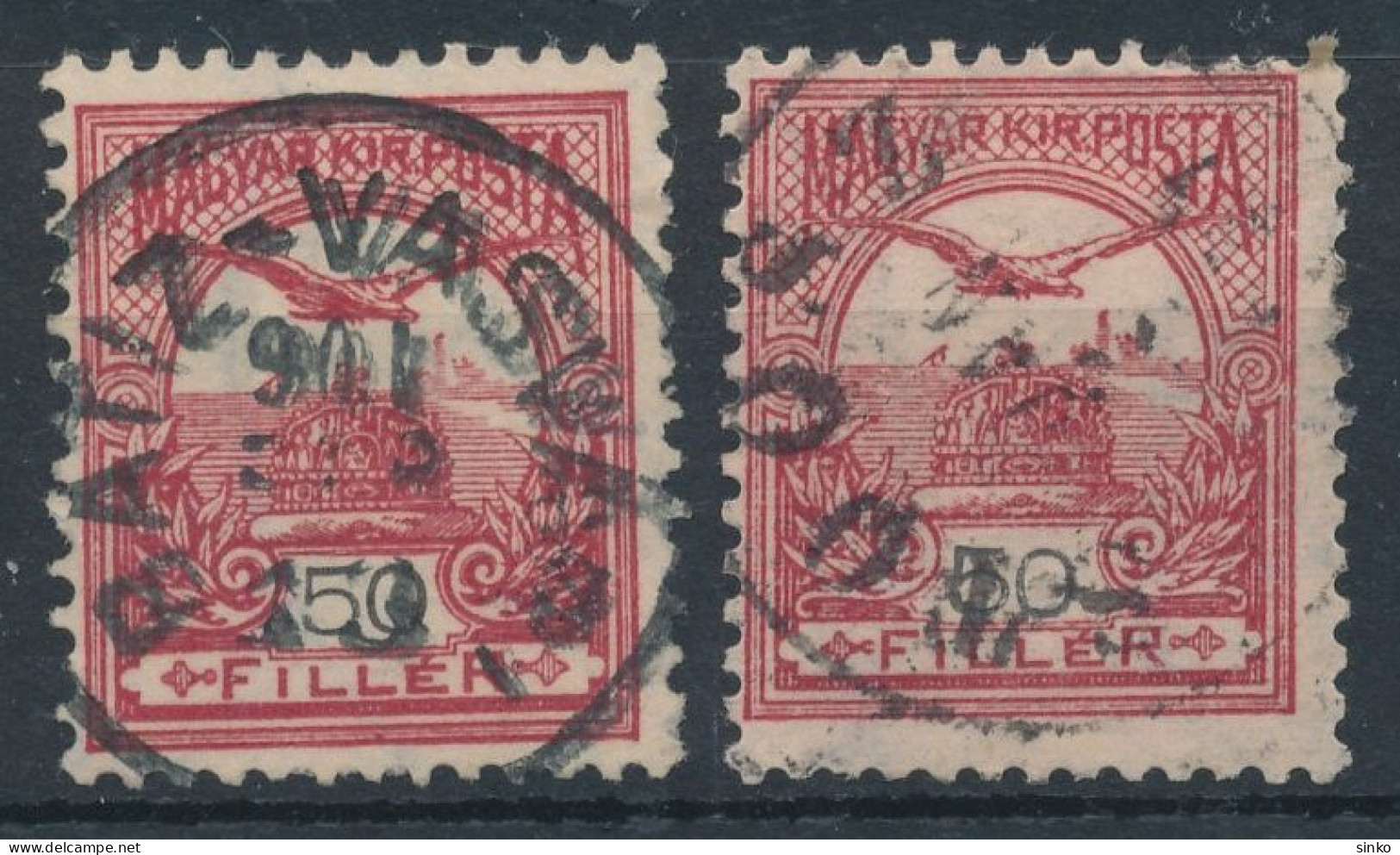 1900. Turul 50f Stamps - Gebraucht