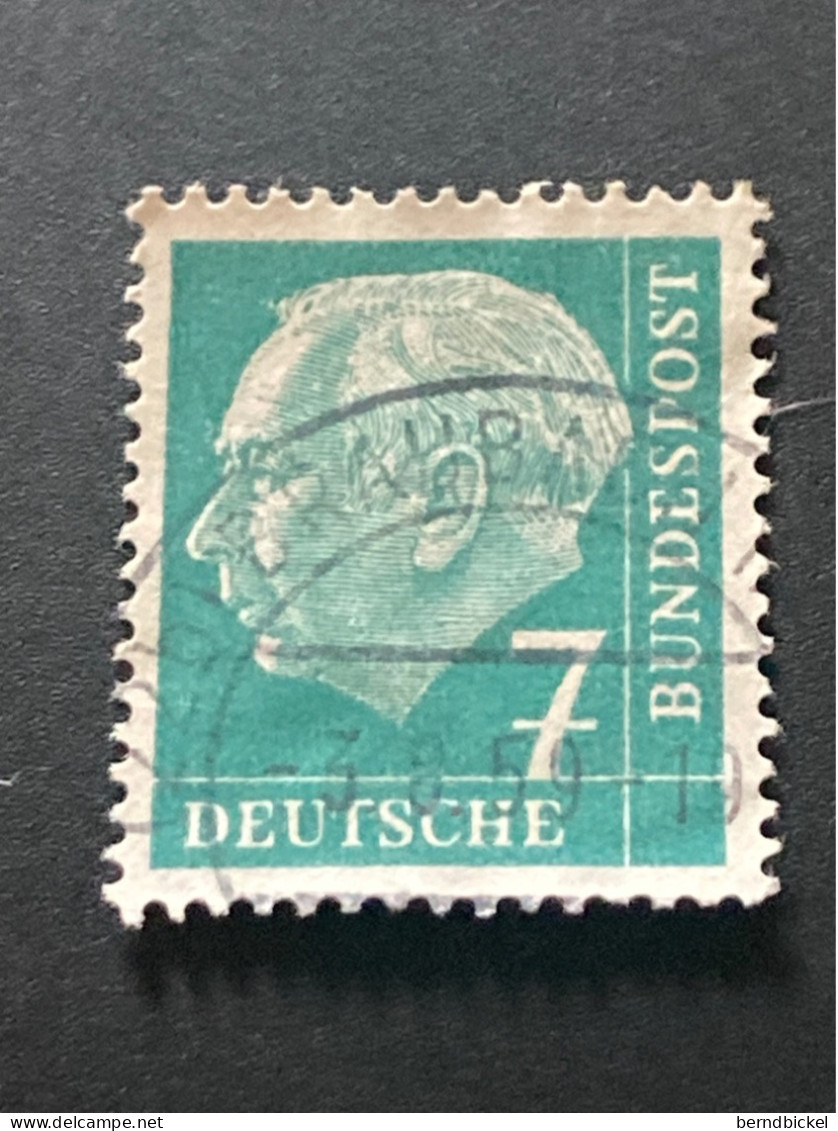 Briefmarke Deutschland 7 Pfennig 1954 Michel 181 Gestempelt - Gebruikt