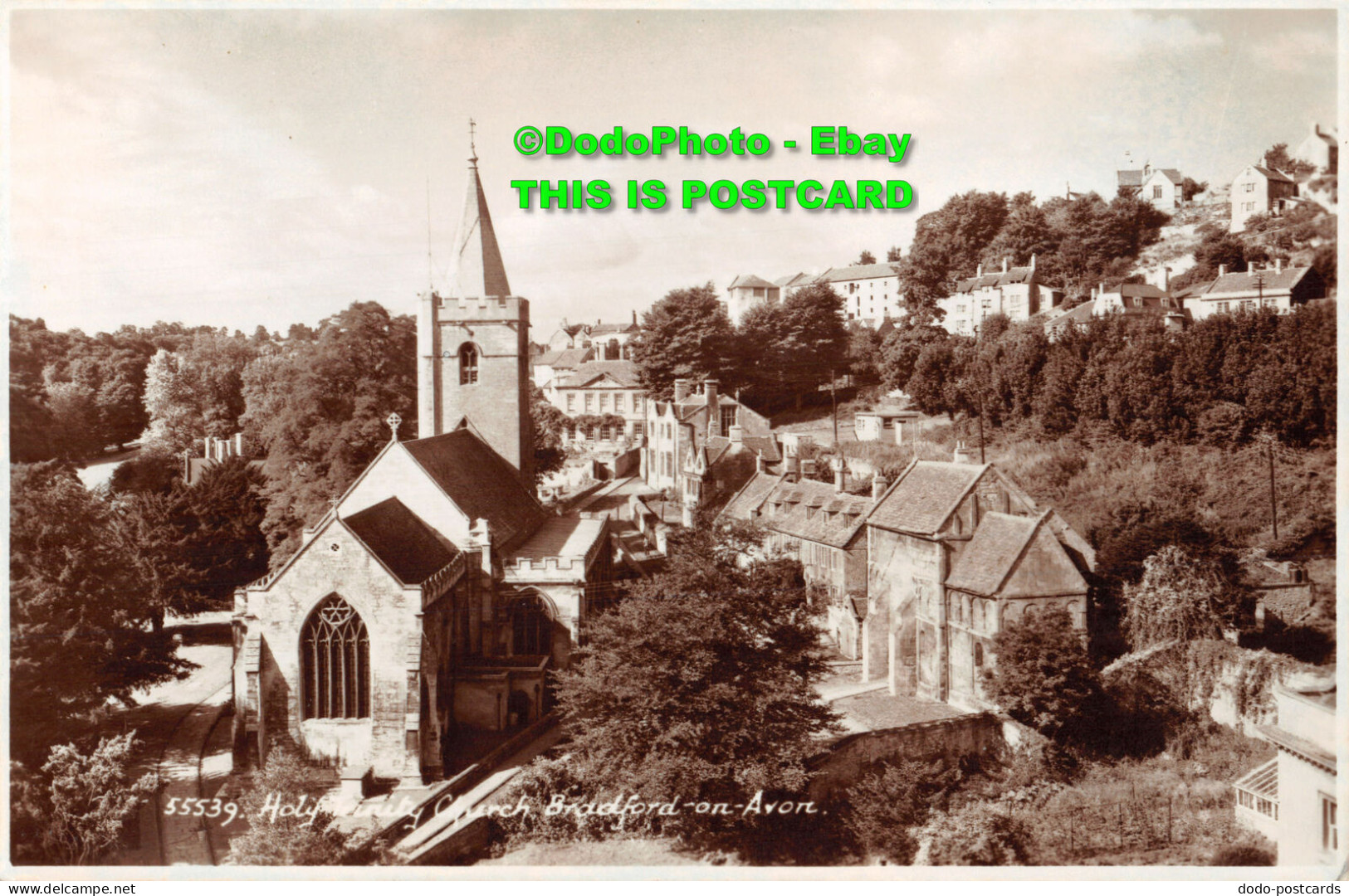 R427203 Bradford On Avon. Holy Trinity Church. E. A. Sweetman. RP - Welt