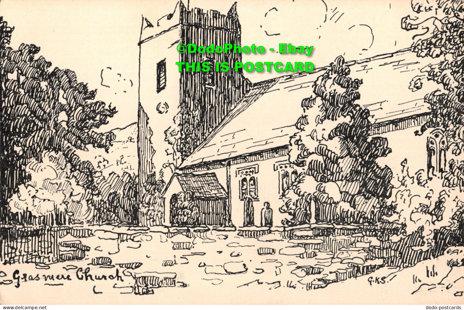 R427204 Grasmere Church. Postcard - Welt