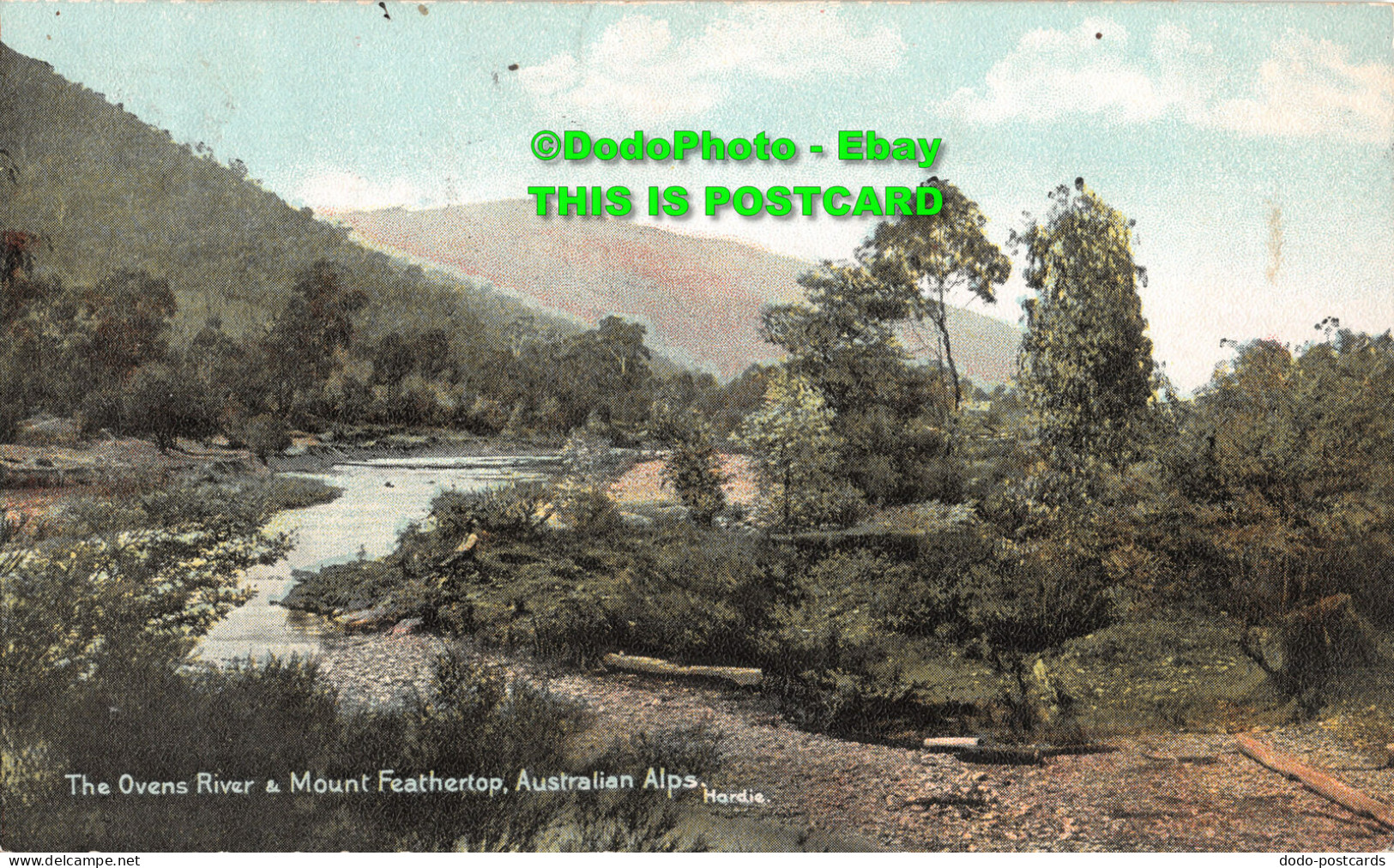 R427229 The Ovens River And Mount Feathertop. Australian Alps. Hardie. Shurey. T - Welt