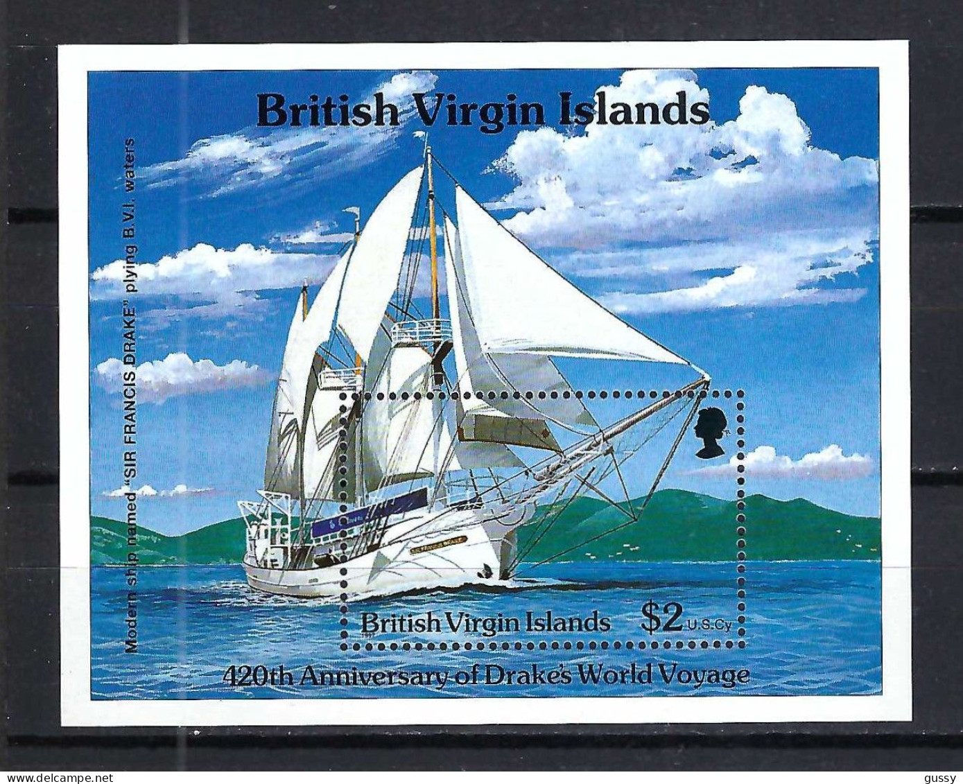 ILES VIERGES BRITANNIQUES Ca.1990: B&F "VOILIER" Neuf** - Iles Vièrges Britanniques