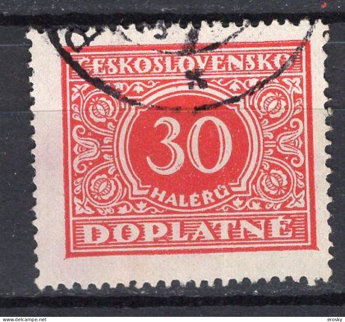 L3848 - TCHECOSLOVAQUIE TAXE Yv N°58 - Timbres-taxe