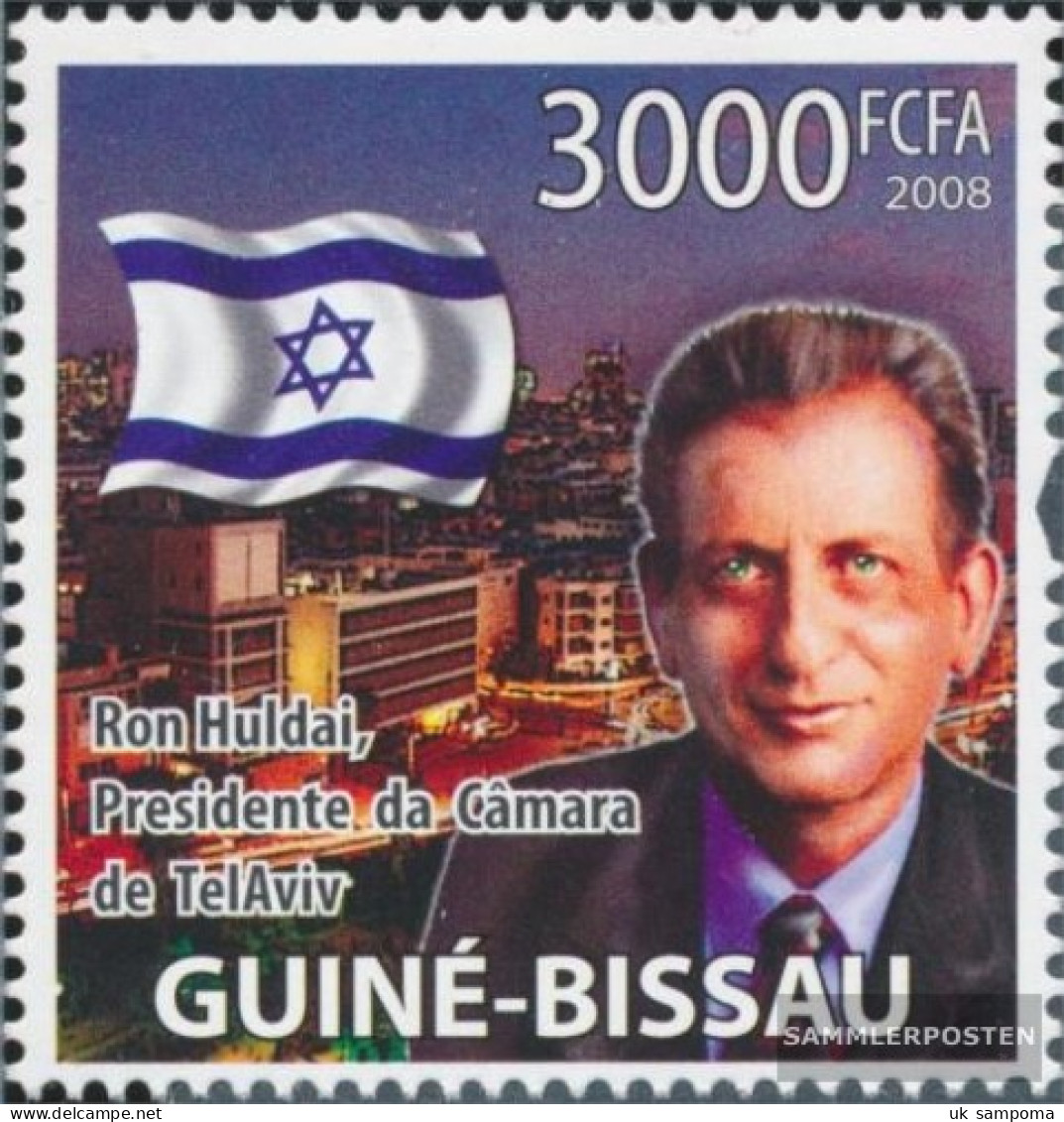 Guinea-Bissau 3908 (complete. Issue) Unmounted Mint / Never Hinged 2008 One Hundred Years City Tel Aviv - Guinea-Bissau