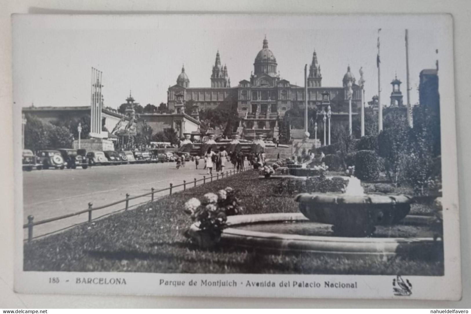 Carta Postale Non Circulée - ESPAÑA - BARCELONA - Parque De Montjuich - Avenida Del Palacio Nacional - Barcelona