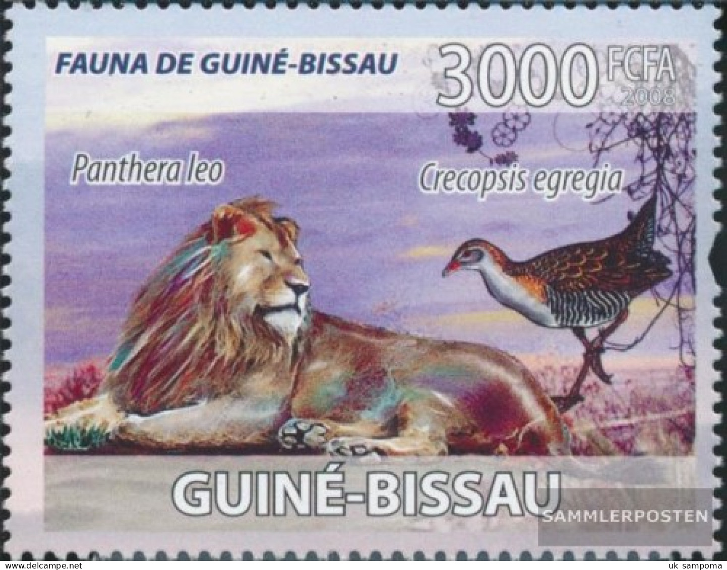 Guinea-Bissau 3832 (complete. Issue) Unmounted Mint / Never Hinged 2008 Lions, Birds, Butterflies - Guinea-Bissau