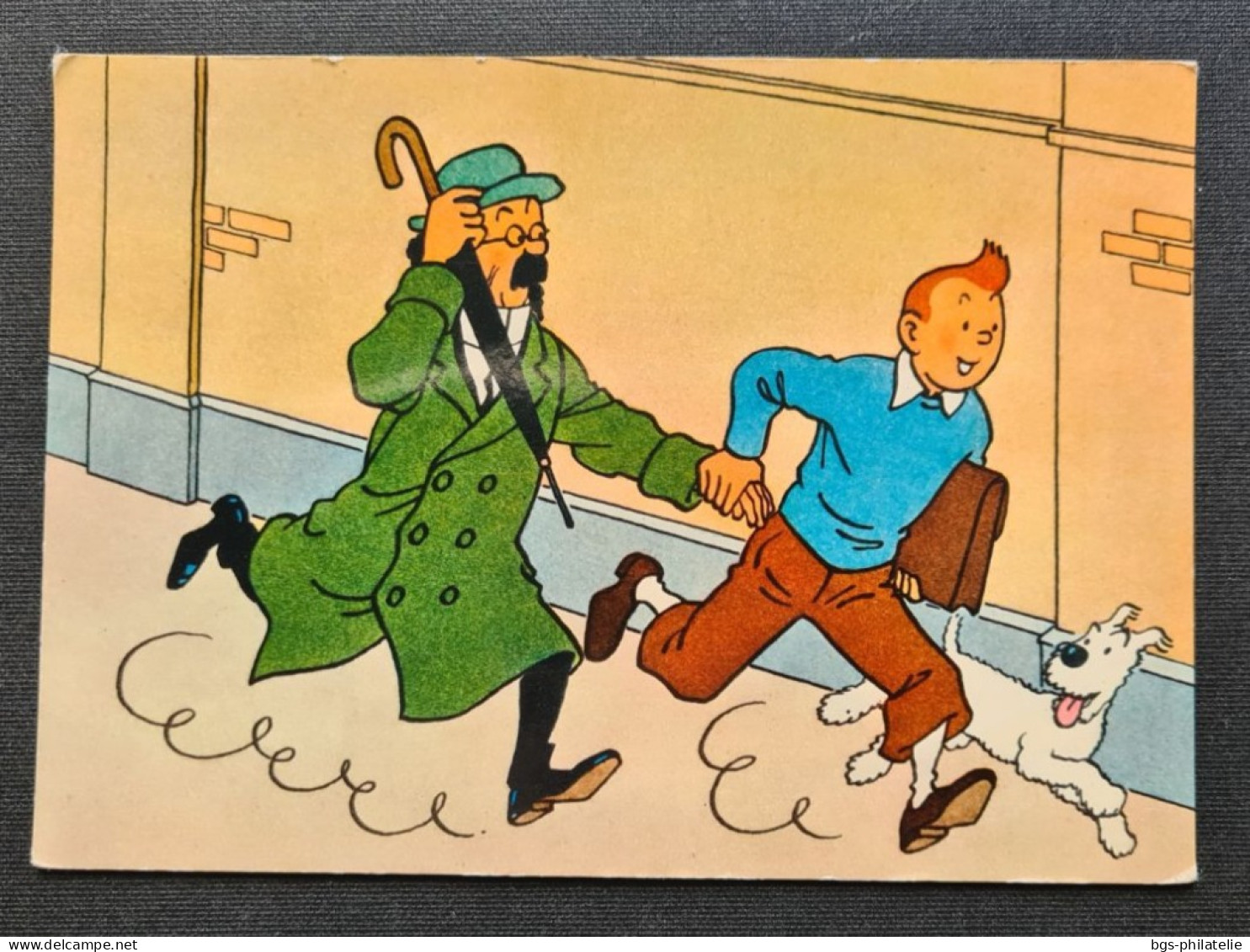 CP TINTIN ET MILOU. - Comicfiguren