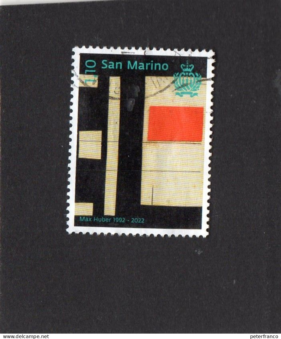 2022 San Marino - Opera Di Max Huber - Used Stamps