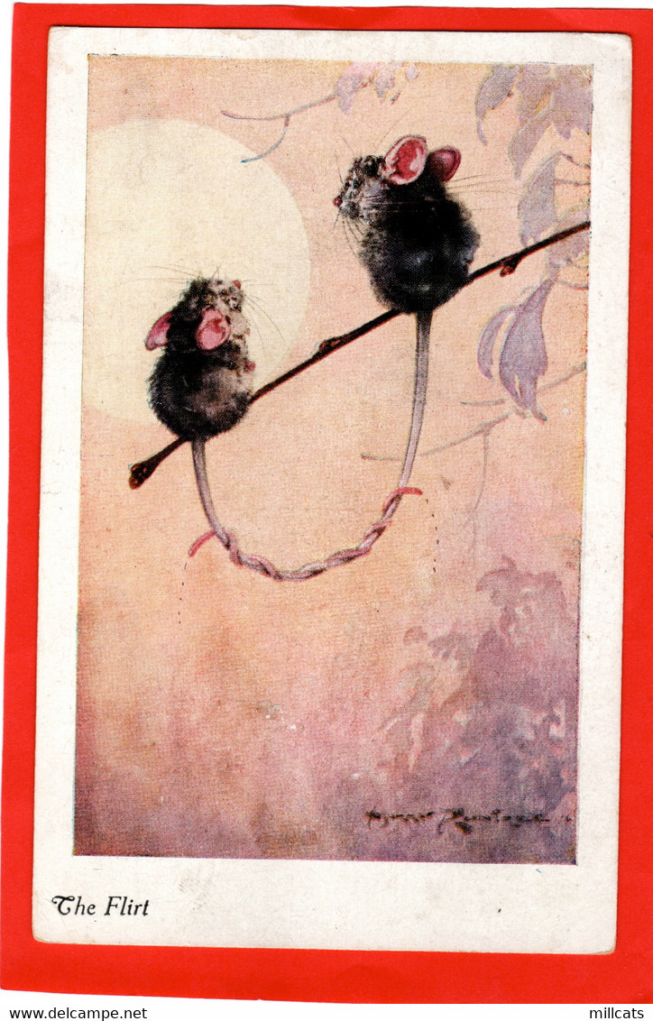 ANIMALS  MICE  MOUSE  THE FLIRT    V MANSELL SERIES - Autres & Non Classés