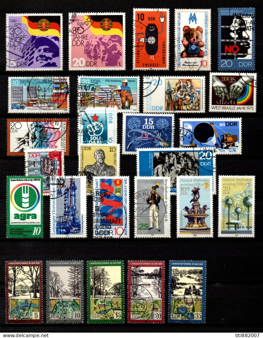 ALLEMAGNE   /   DDR.    -   LOT  .   Oblitérés. - Used Stamps