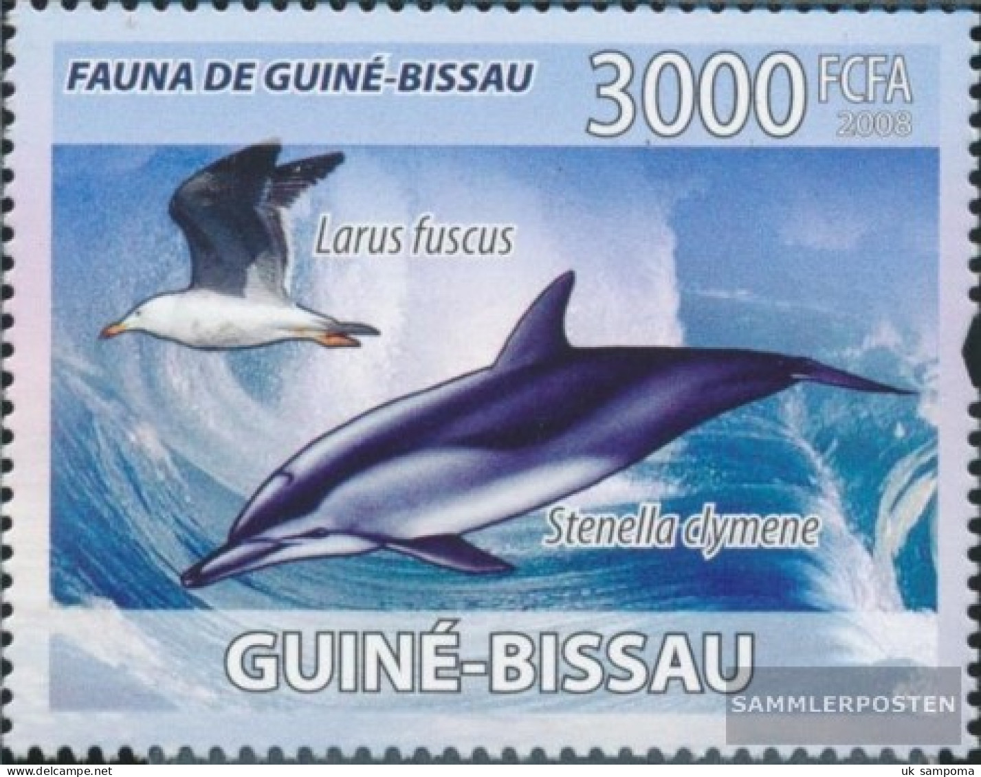 Guinea-Bissau 3782 (complete. Issue) Unmounted Mint / Never Hinged 2008 Delfine, Seabirds, Mussels - Guinea-Bissau