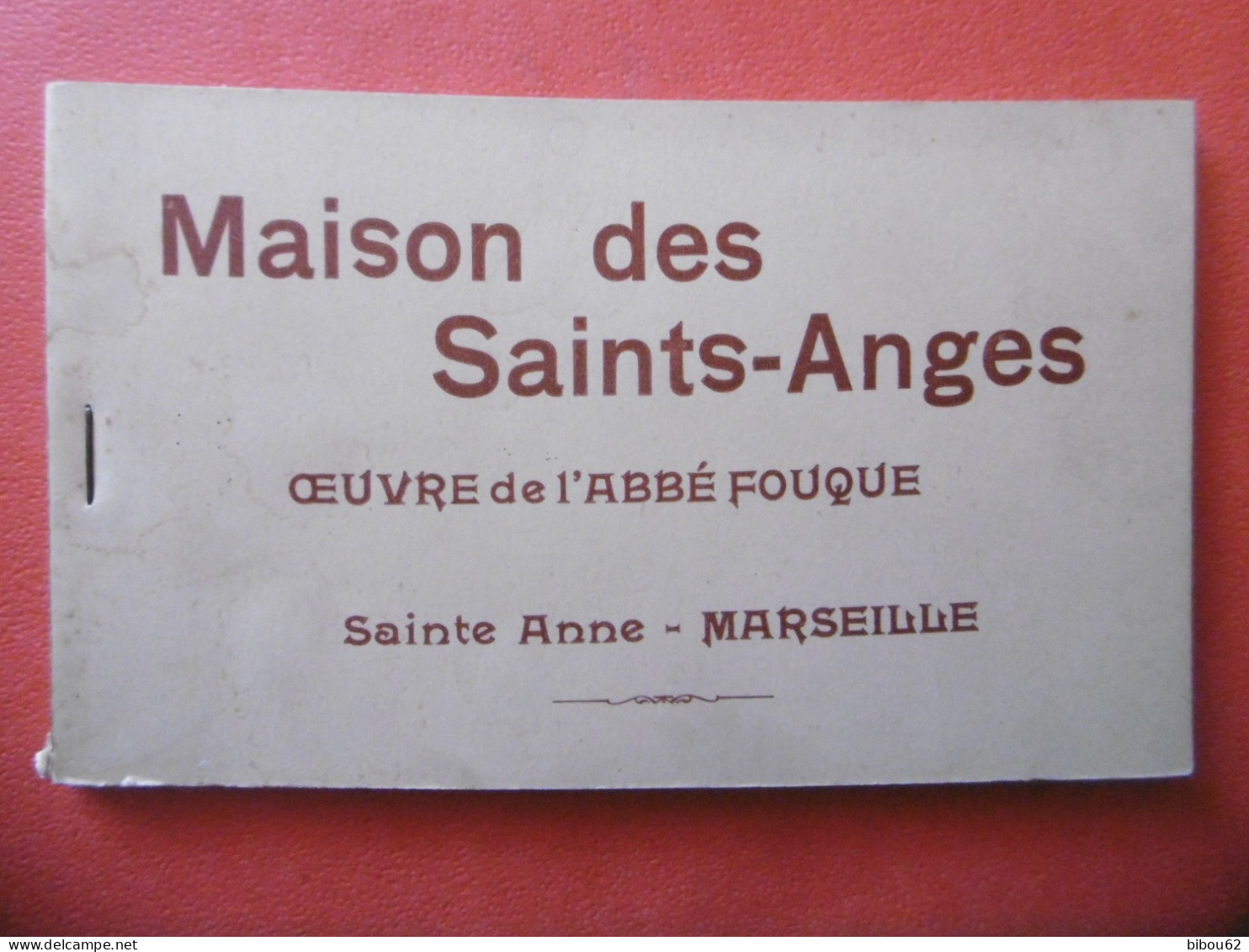 MARSEILLE ( 13 ) Ste ANNE - Carnet Complet ( 12 Cartes ) De La Maison Des ANGES - Abbé FOUQUE - Quartiers Sud, Mazargues, Bonneveine, Pointe Rouge, Calanques