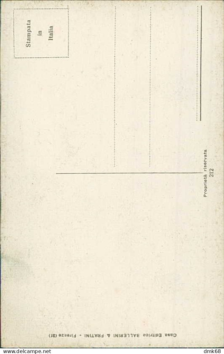 CHIOSTRI SIGNED 1920s POSTCARD - PIERROT PLAYS THE VIOLIN / SERENADE - EDIT BALLERINI & FRATINI 212 (5621) - Chiostri, Carlo