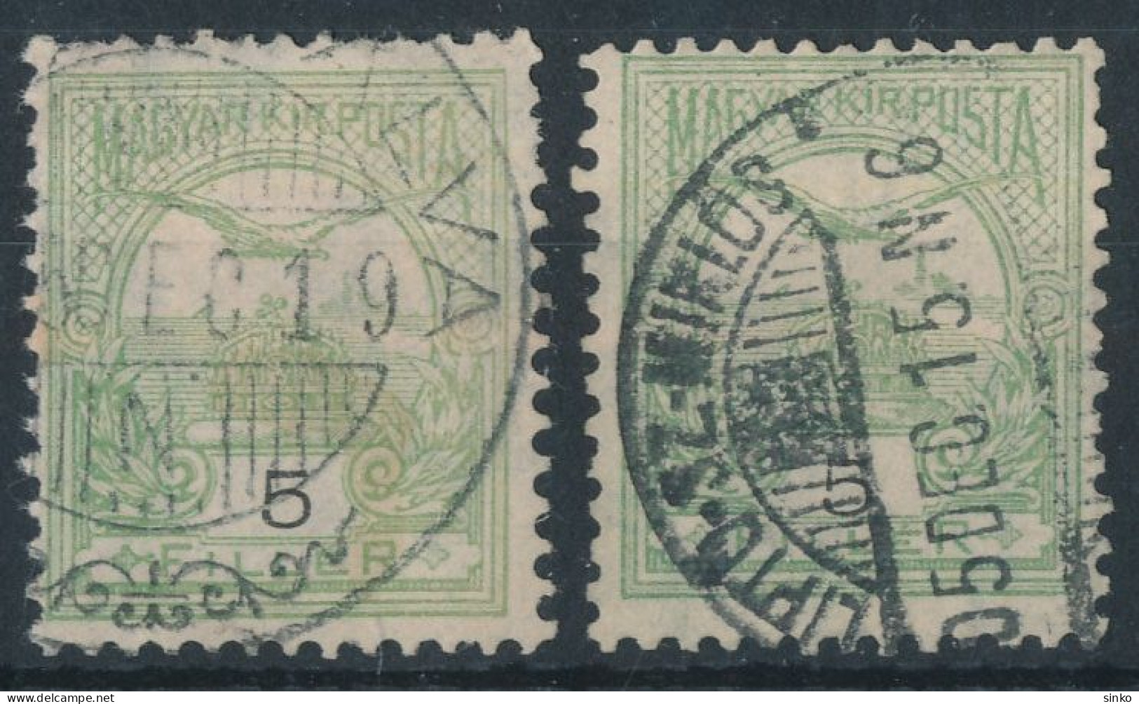 1904. Turul 5f Stamps - Gebraucht