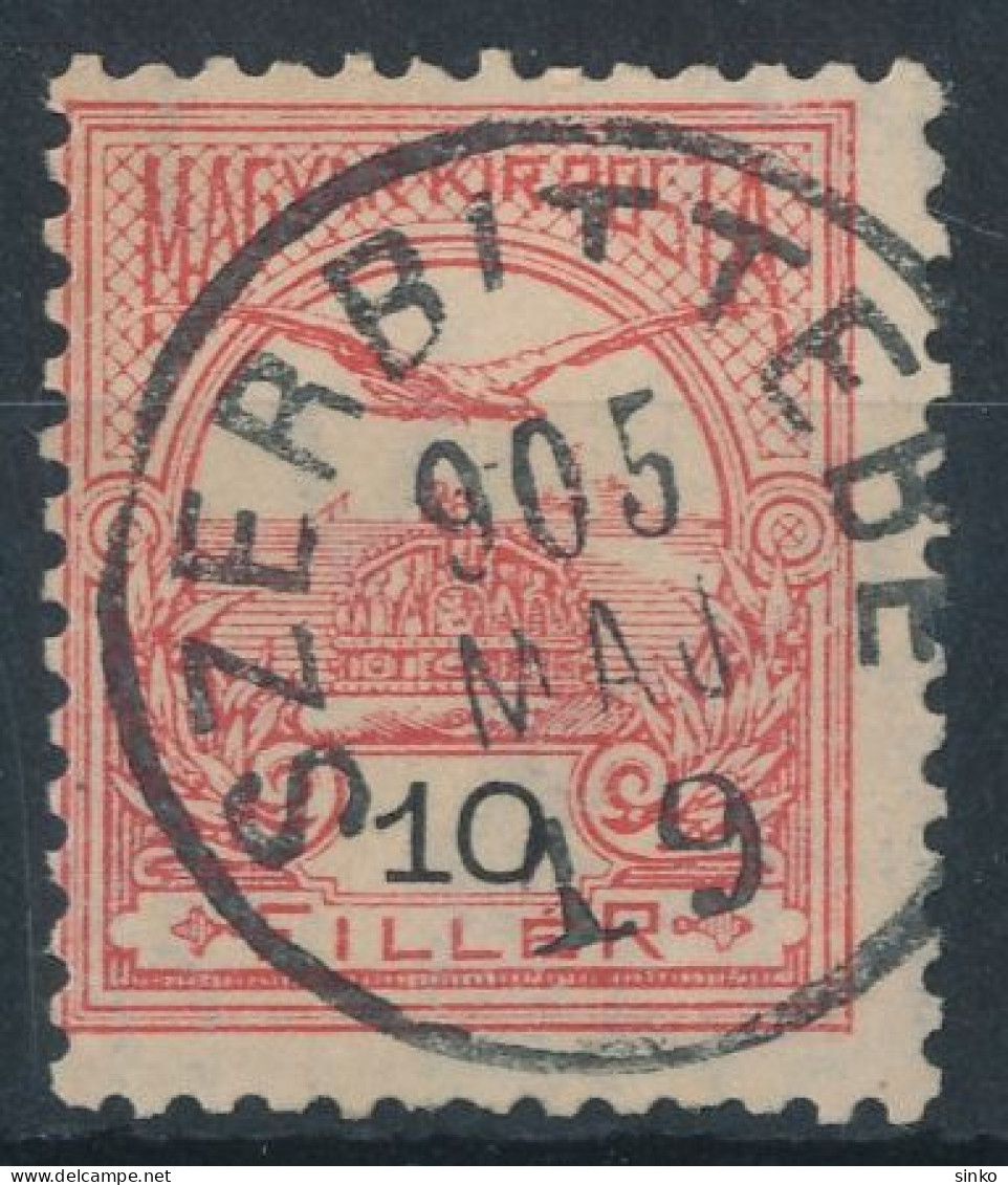 1904. Turul 10f Stamp - Used Stamps