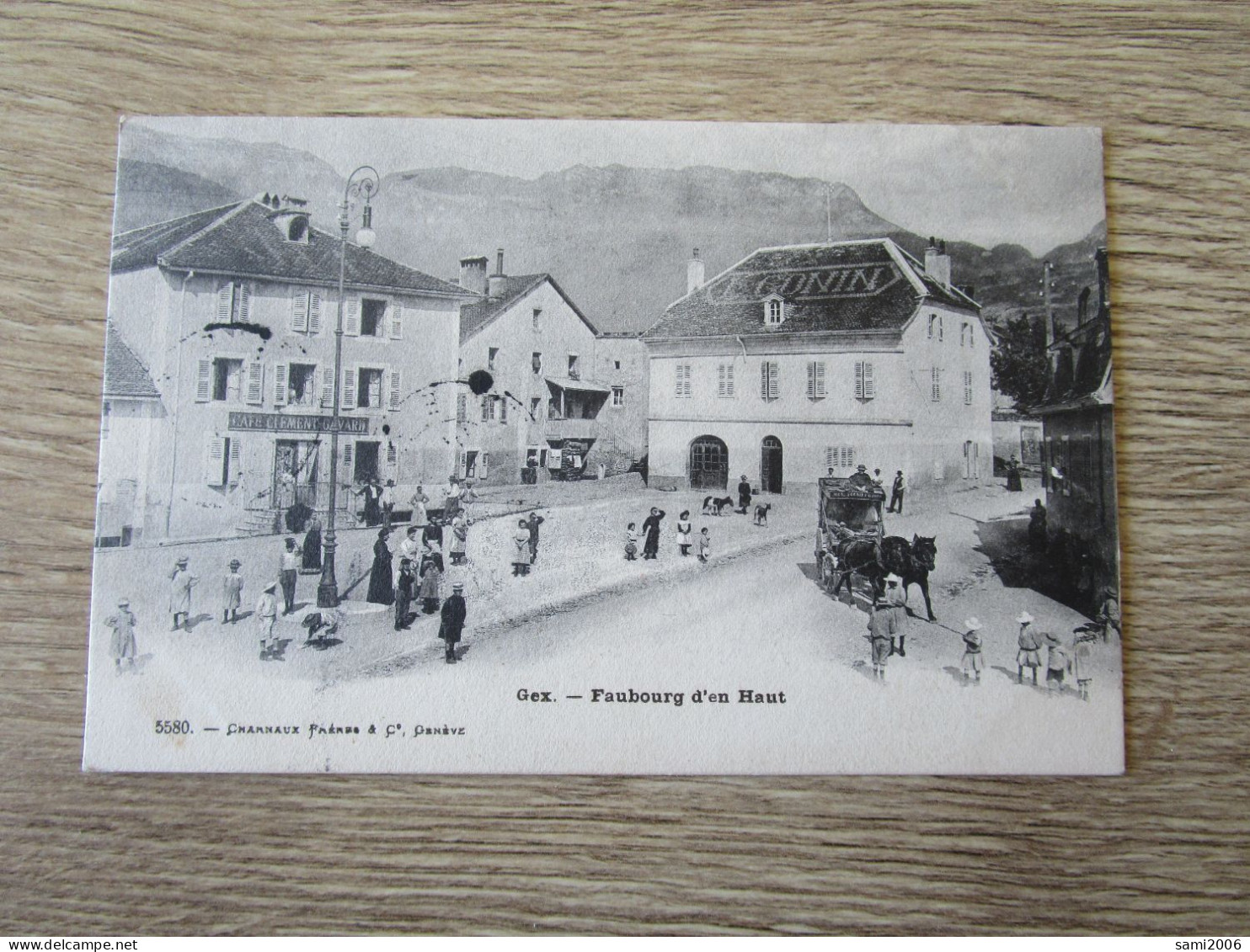 01 GEX FAUBOURG D'EN HAUT ATTELAGE ANIMEE - Gex