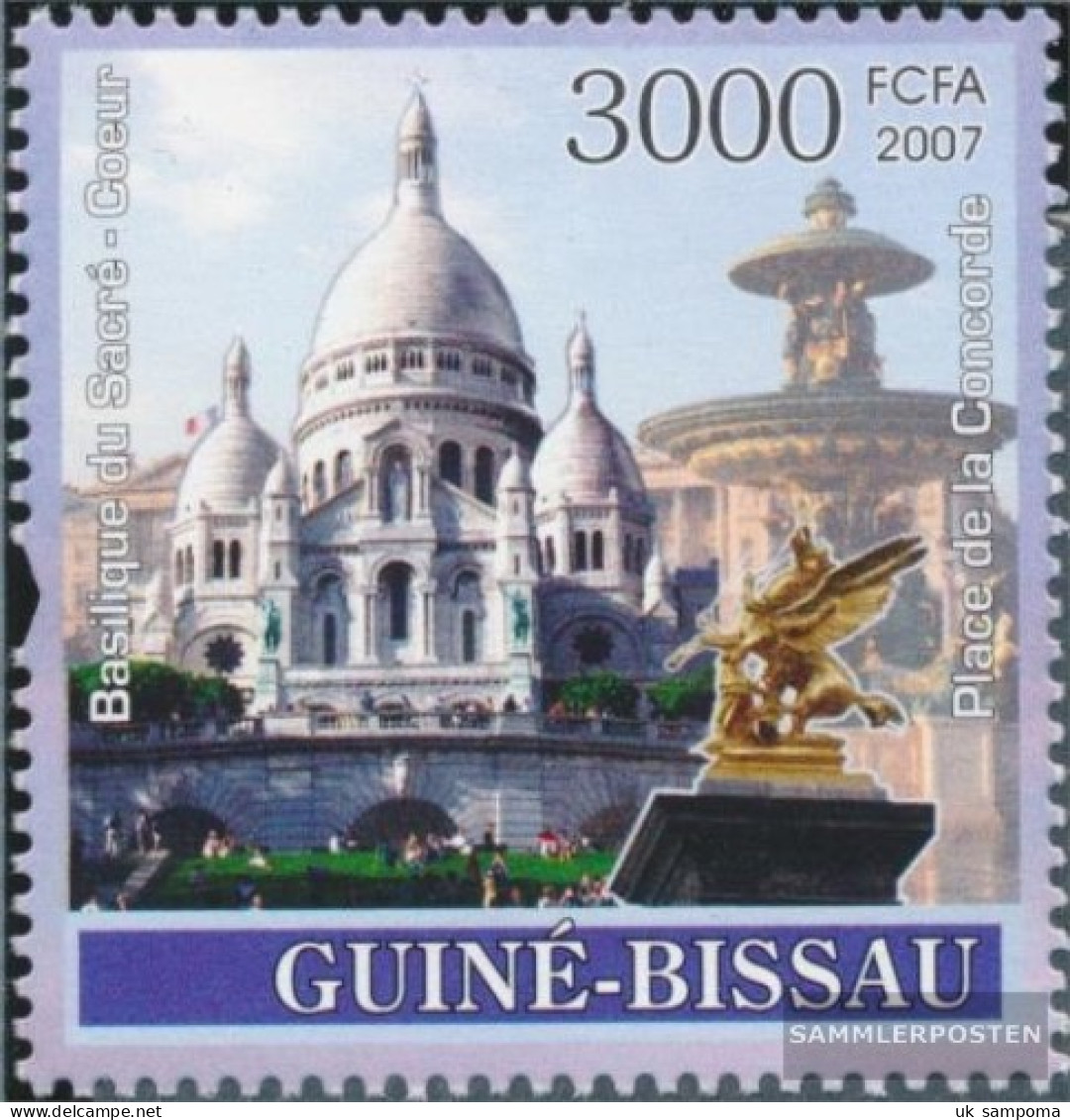 Guinea-Bissau 3657 (complete. Issue) Unmounted Mint / Never Hinged 2007 Monuments Of Paris / Concorde - Guinea-Bissau