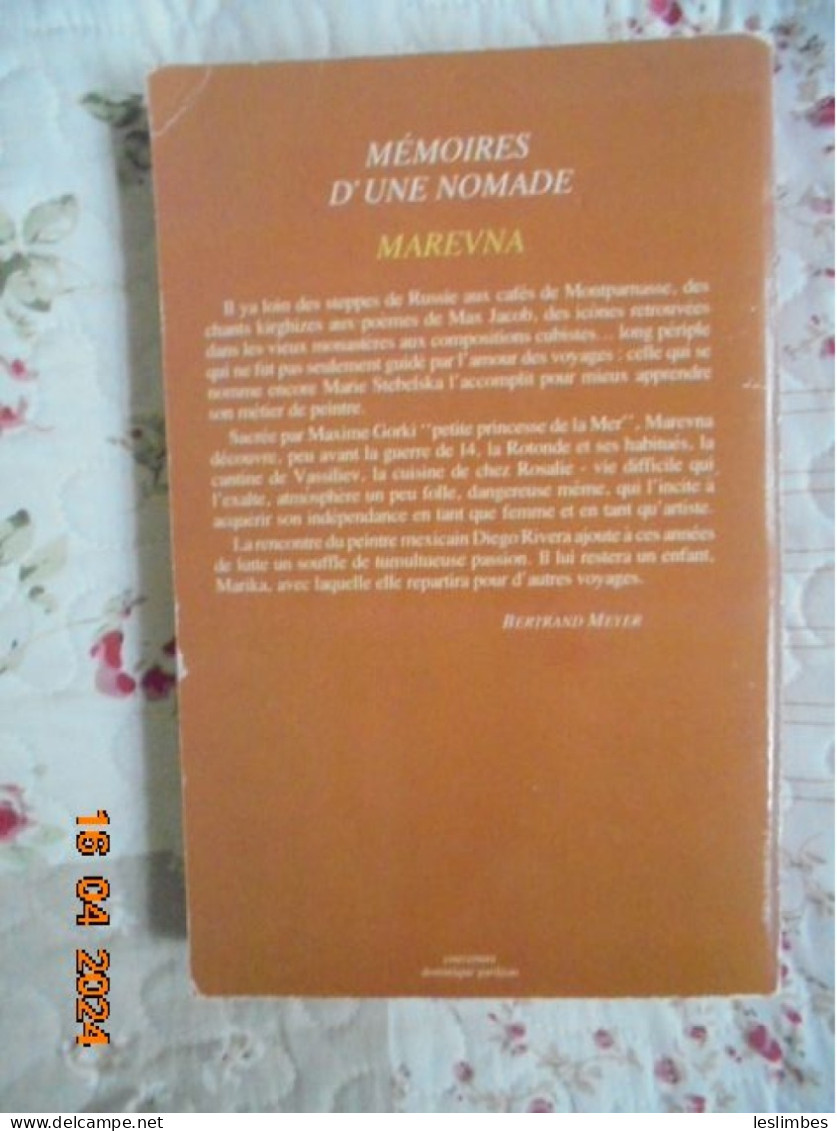 Mémoires D'une Nomade - Vorobëv, Marevna - Encre Editions 1979 - 2864180243 - Biographie