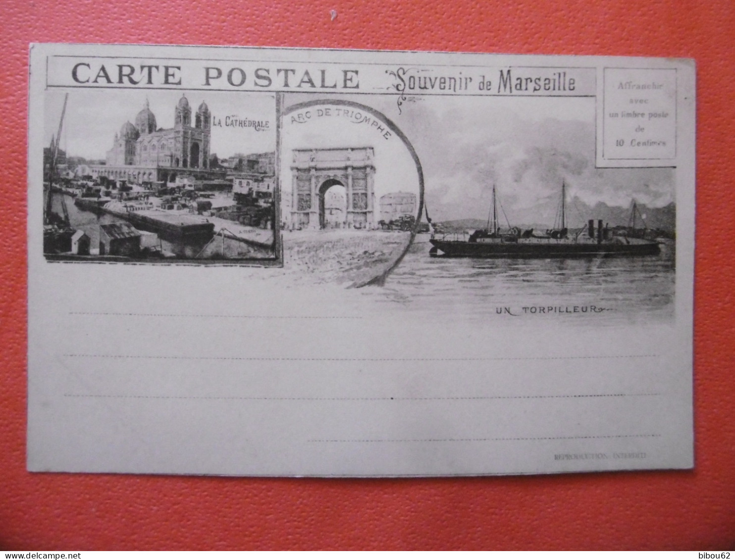 MARSEILLE ( 13 ) Carte Précurseur - Dominique PIAZZA - Vers 1900 - Canebière, Centre Ville
