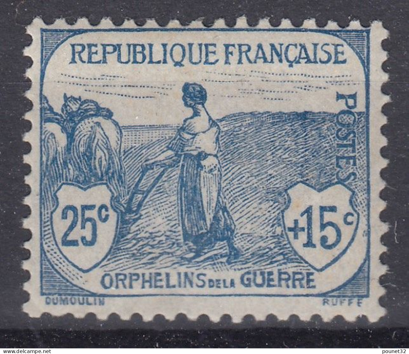 TIMBRE FRANCE ORPHELINS N° 150 NEUF GOMME LEGEREMENT COULEE SANS CHARNIERE - Neufs